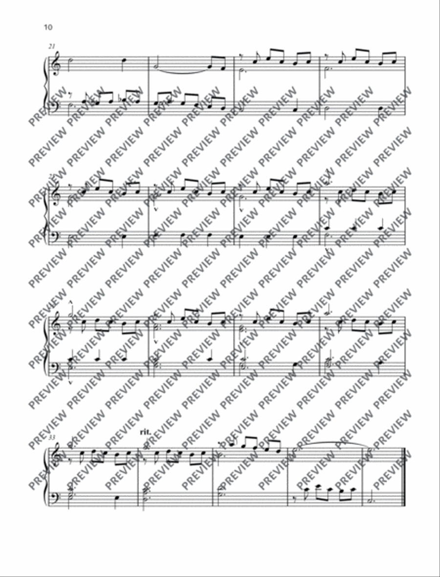 Never alone Never alone Piano Solo scores gallery preview page 3