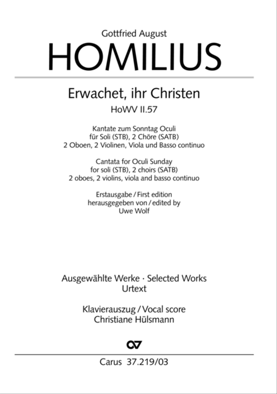 Erwachet, ihr Christen STB scores gallery preview page 2