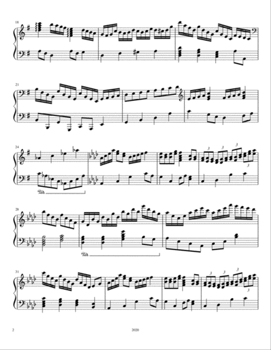 Our Anniversary Piano Solo scores gallery preview page 2