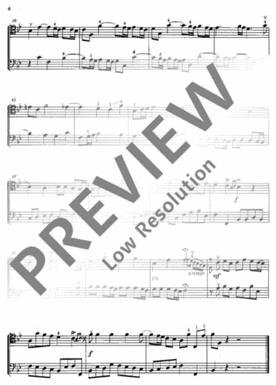 Sonata Cello Solo scores gallery preview page 17