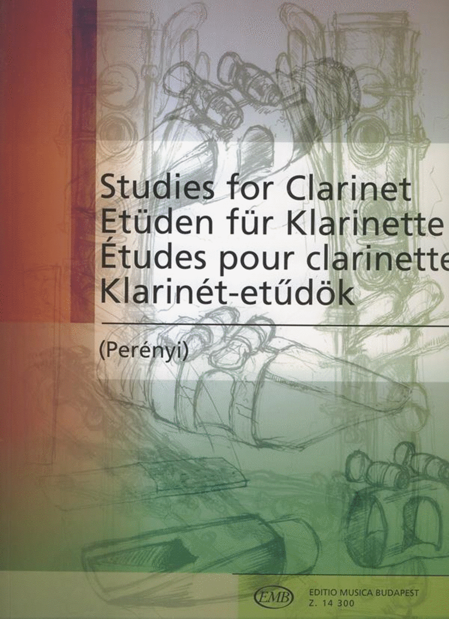 Etüden für Klarinette Clarinet Solo scores gallery preview page 1