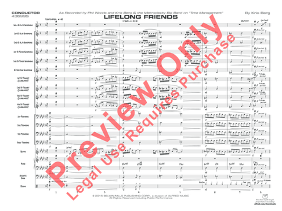 Lifelong Friends Lifelong Friends Jazz Ensemble scores gallery preview page 15