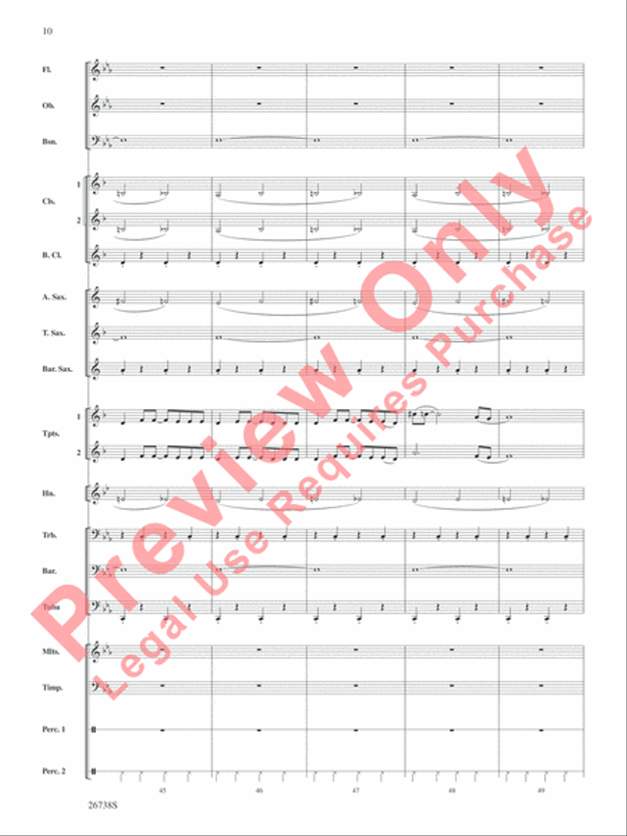 Superheroes R Us Concert Band scores gallery preview page 11