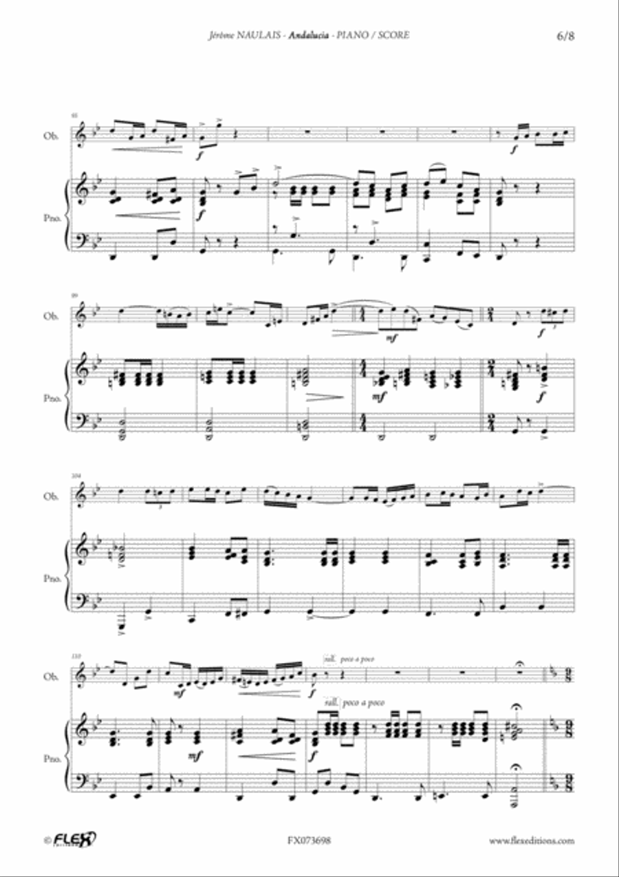 Andalucia Piano Accompaniment scores gallery preview page 6