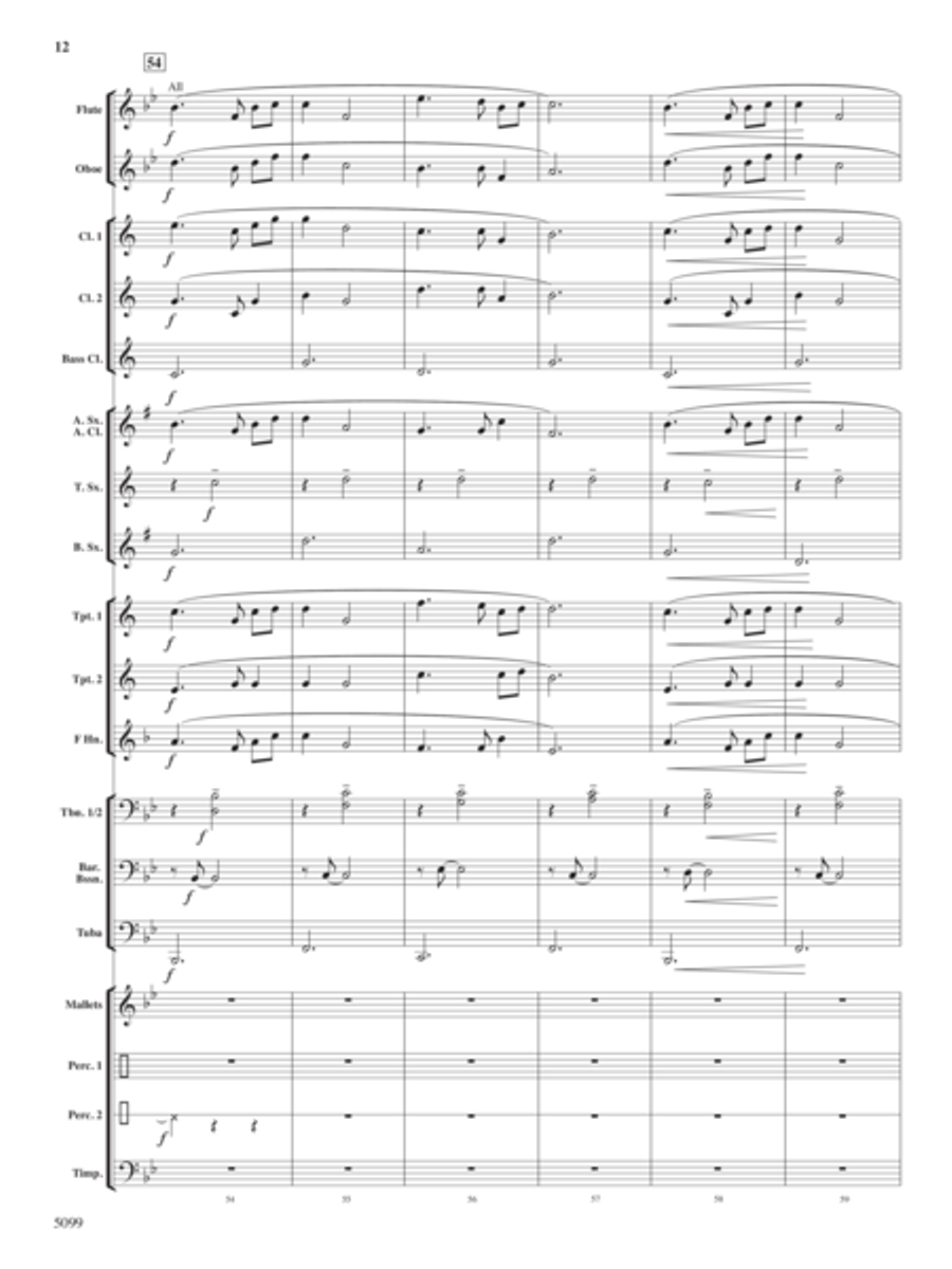 Stillmeadow Concert Band scores gallery preview page 12