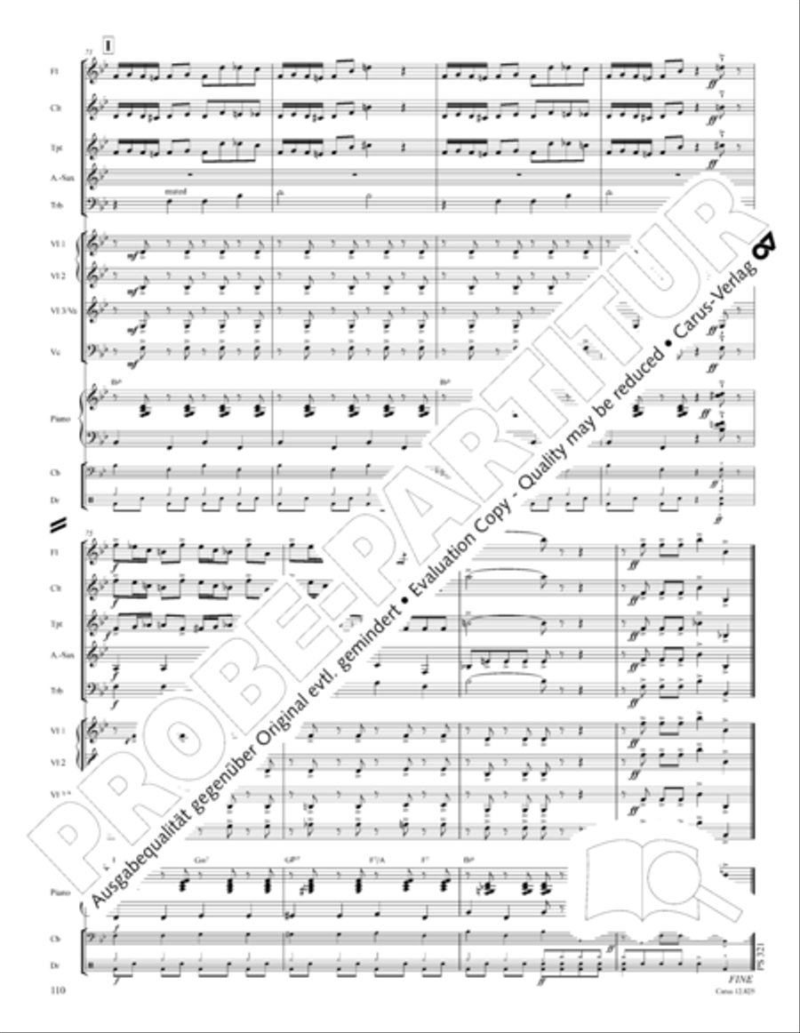 Circus Allegro Choir scores gallery preview page 111