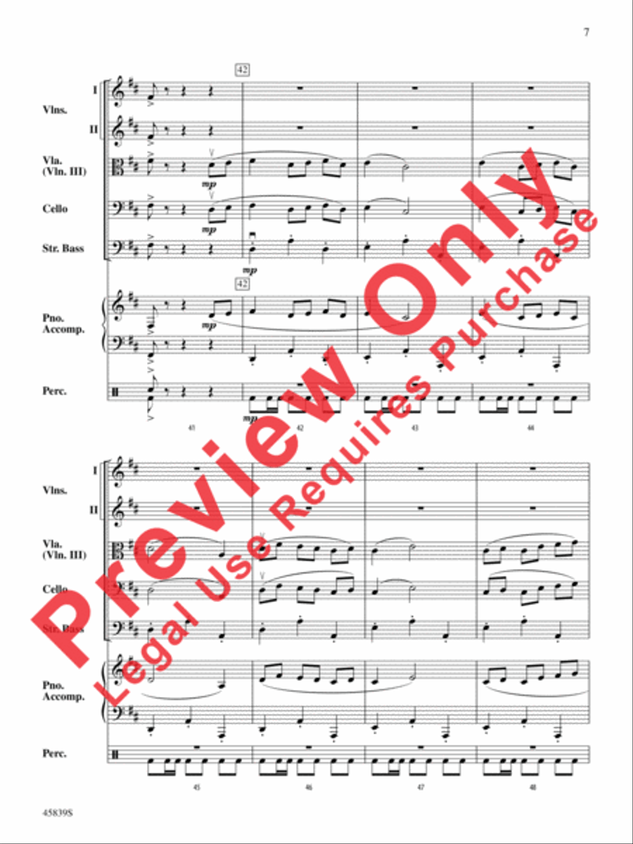 Fandango Festival String Orchestra scores gallery preview page 7