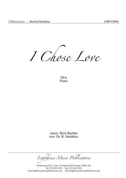 I Chose Love
