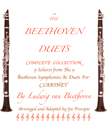 The Beethoven Duets For Clarinet Complete Collection (All 9 Scherzi) image number null