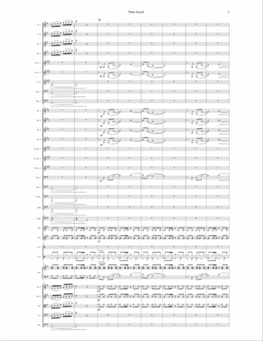 Palm Beach Full Orchestra scores gallery preview page 6