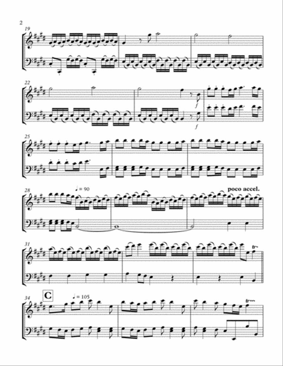 The Four Seasons (Spring) Violin & Cello Duet String Duet scores gallery preview page 2