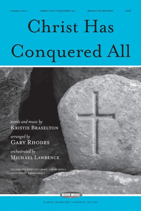 Book cover for Christ Has Conquered All - CD ChoralTrax