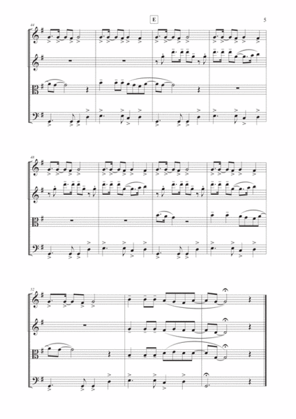 Girls Just Want To Have Fun by Miley Cyrus String Quartet - Digital Sheet Music