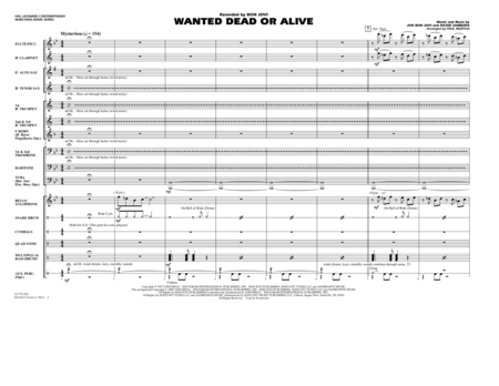 Wanted Dead or Alive - Full Score