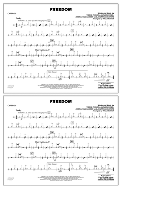 Freedom (arr. Paul Murtha) - Cymbals