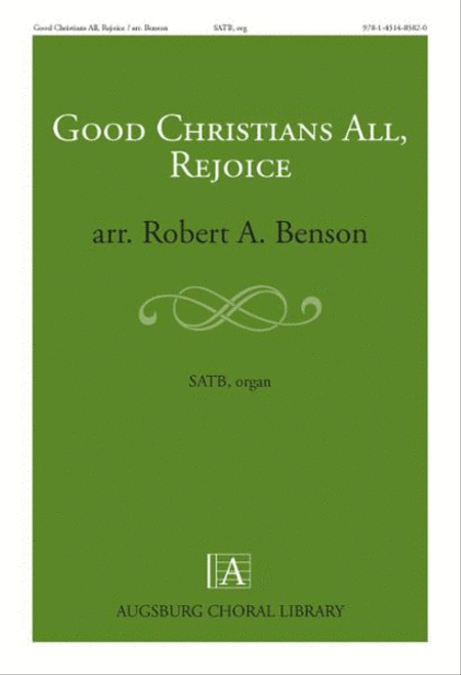 Good Christians All, Rejoice 4-Part scores gallery preview page 1