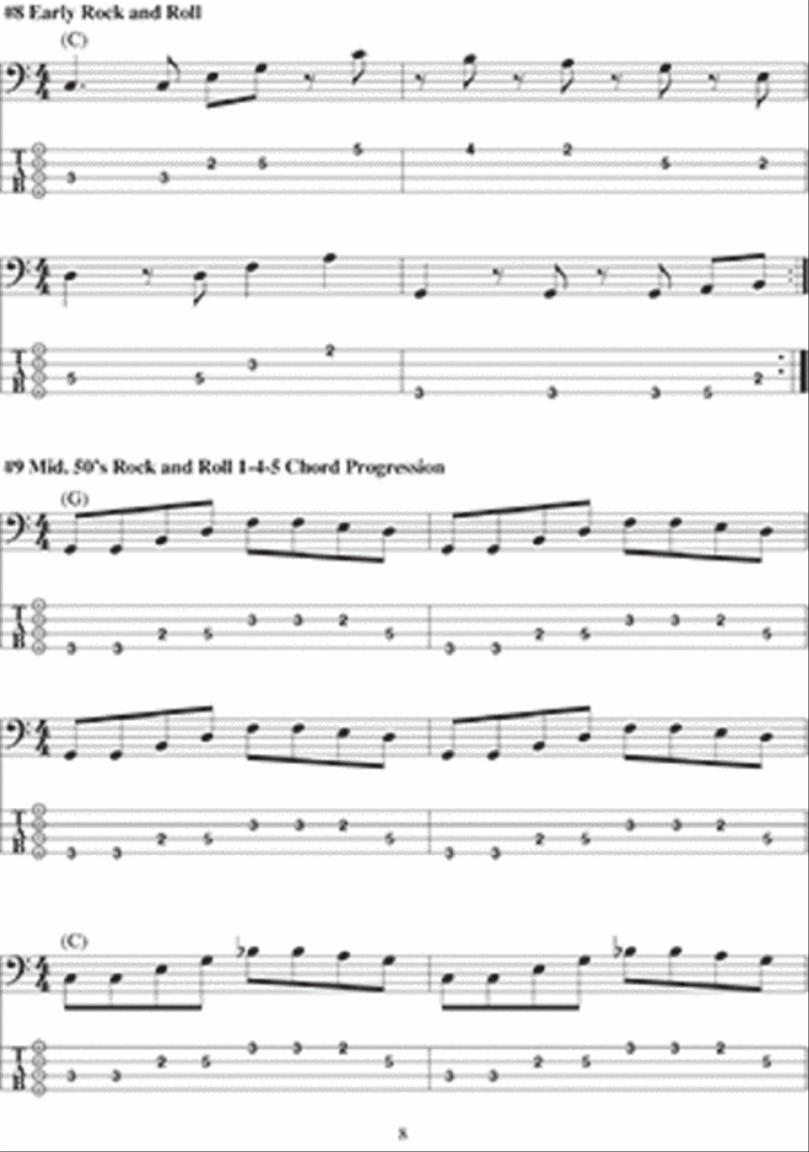 Encyclopedia of Bass Riffs Bass Guitar scores gallery preview page 2