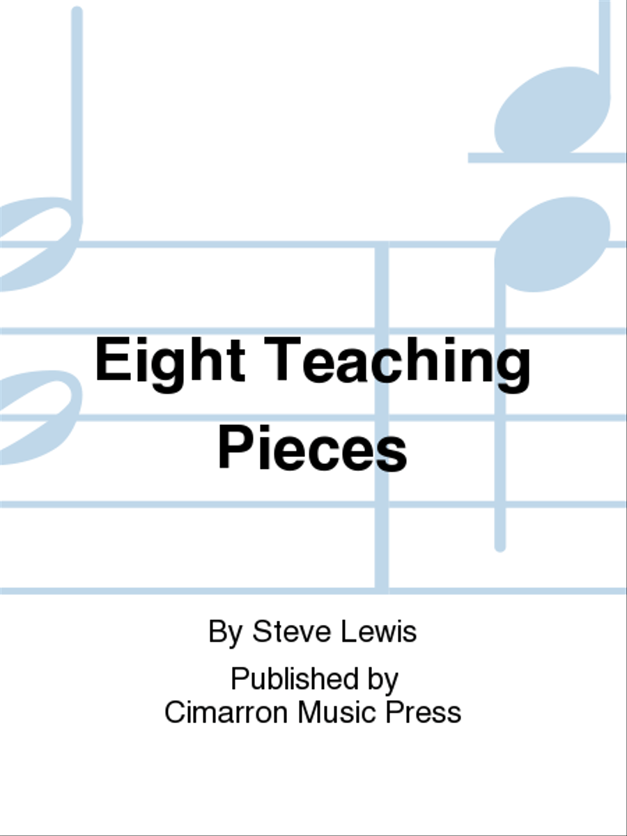 Eight Teaching Pieces Piano Accompaniment scores gallery preview page 1