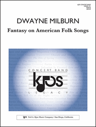 Book cover for Fantasy on American Folk Songs