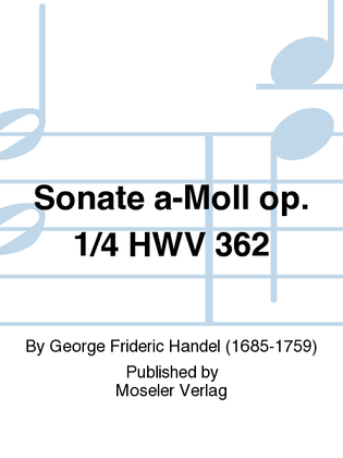 Sonate a-Moll op. 1/4 HWV 362
