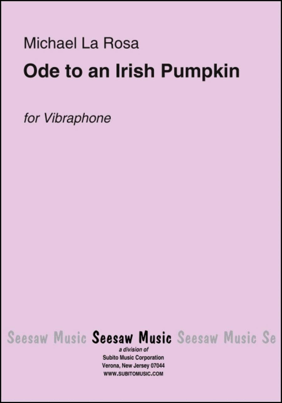 Ode to an Irish Pumpkin