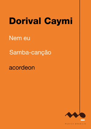 Book cover for Nem eu (acordeão)