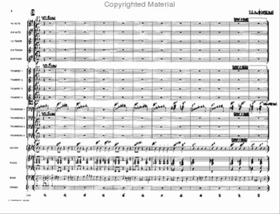 Swamp Water Blues Jazz Ensemble scores gallery preview page 7