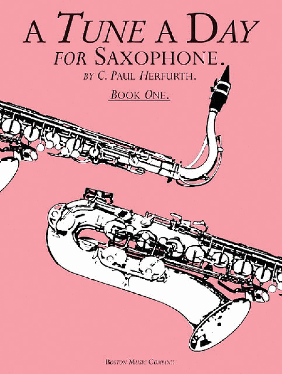 A Tune a Day – Saxophone Concert Band Methods scores gallery preview page 1