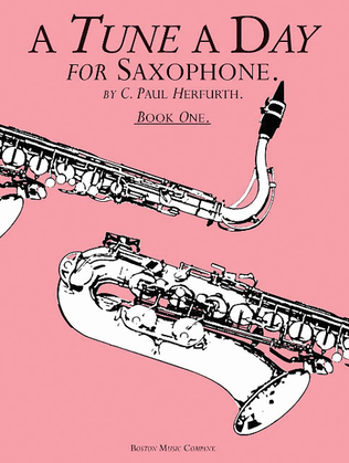 Book cover for A Tune a Day – Saxophone