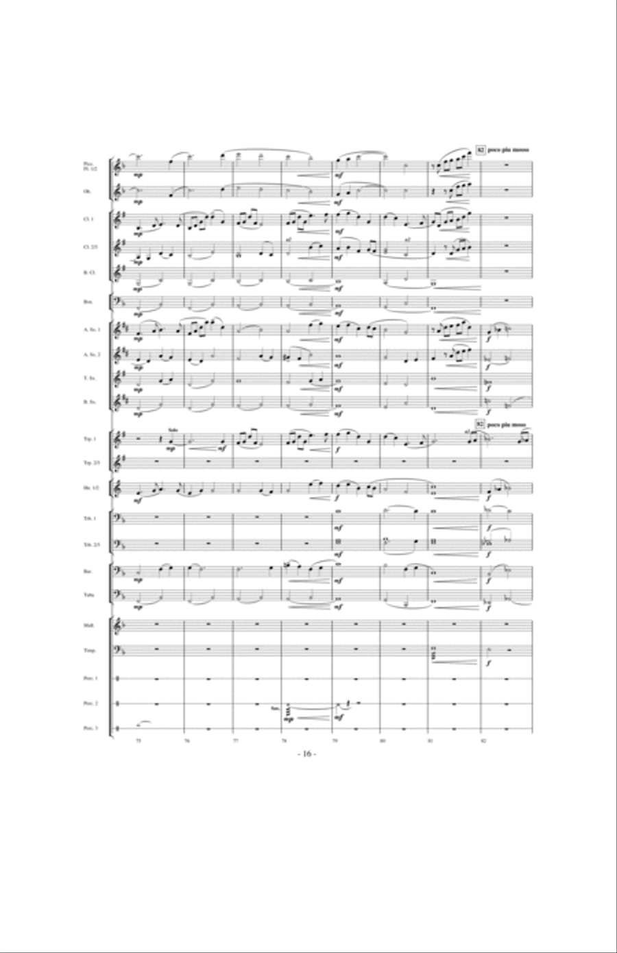 Beyond the Higher Skies Concert Band scores gallery preview page 15