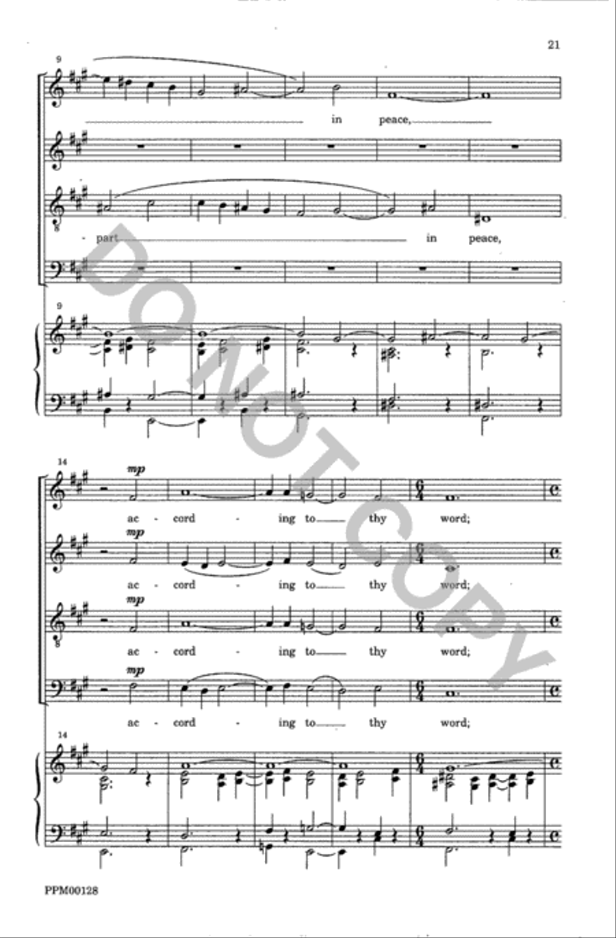 Magnificat and Nunc Dimittis 
