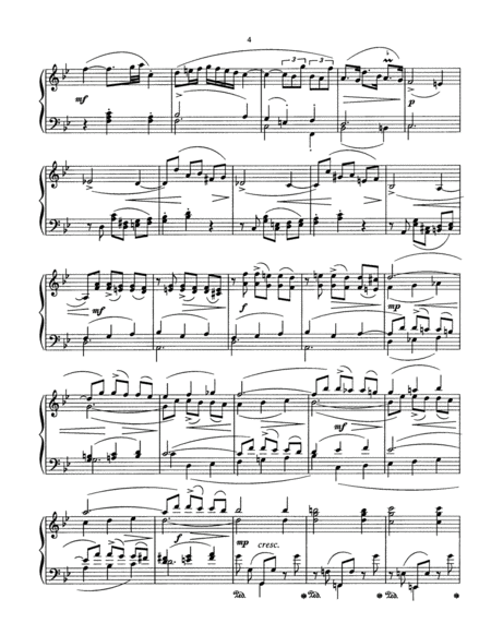 "Allegro in B Flat Major" for piano Op. 60