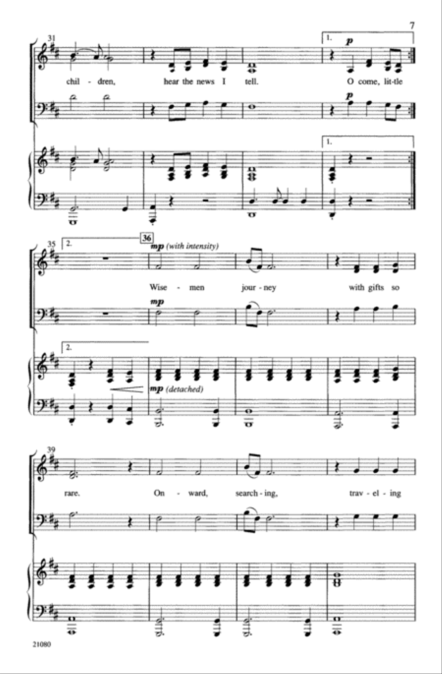 A Gospel Noel Choir scores gallery preview page 5