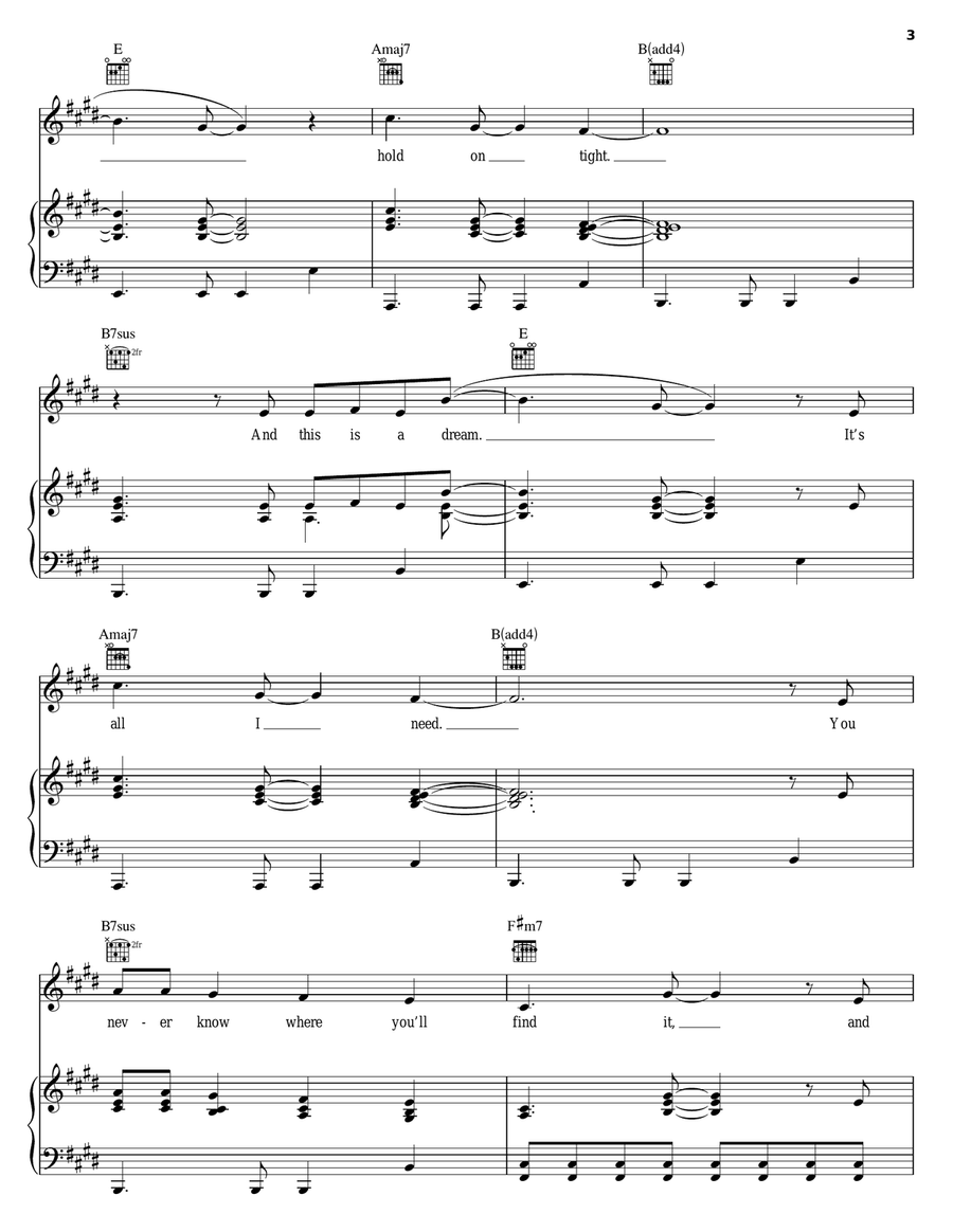 This Is The Life This Is The Life Piano, Vocal, Guitar scores gallery preview page 3