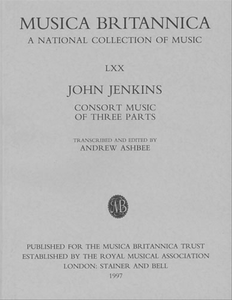 Consort Music of Three Parts 3-Part scores gallery preview page 1
