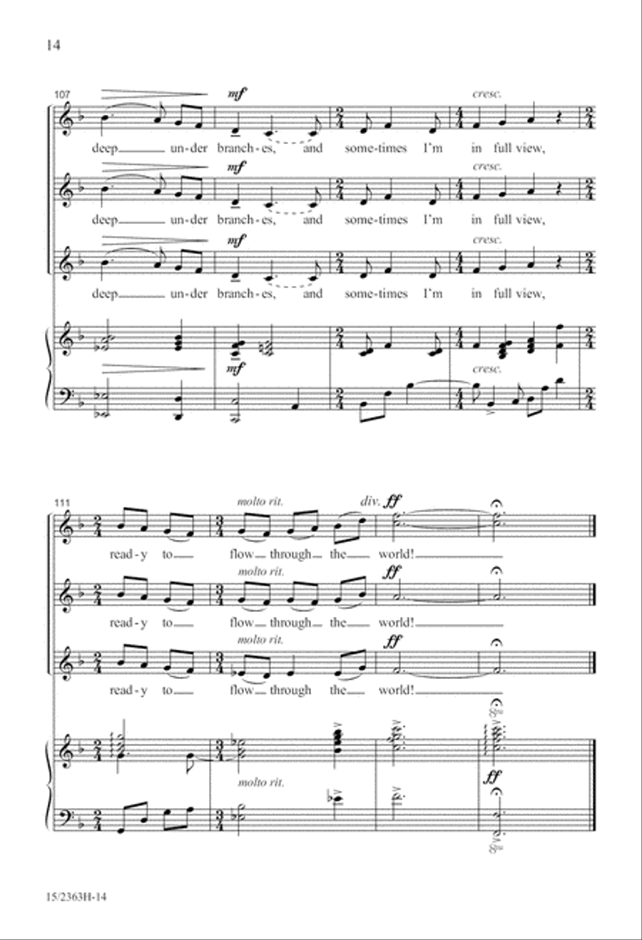 I Am the River I Am the River SSA scores gallery preview page 14