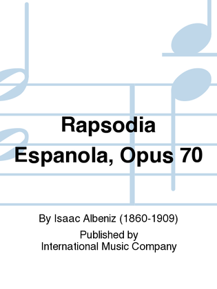 Book cover for Rapsodia Espanola, Opus 70 (Set)