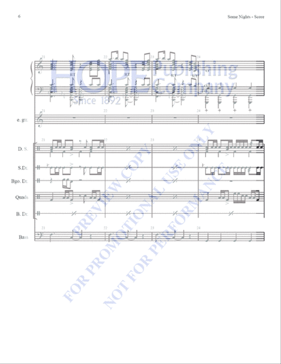 Some Nights Some Nights 5-Octaves scores gallery preview page 8