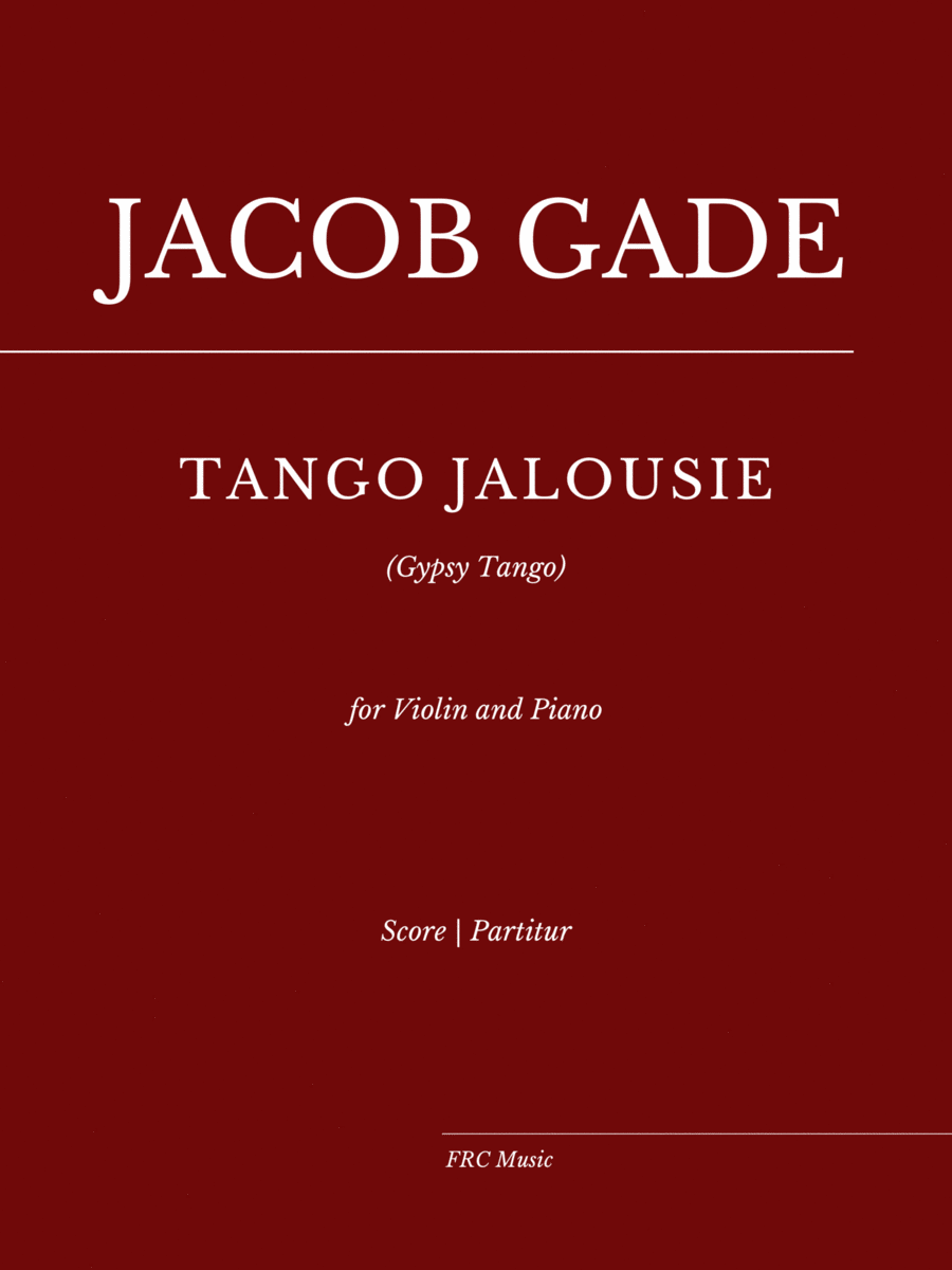 Jalousie (tango Tzigane) Violin Solo scores gallery preview page 1