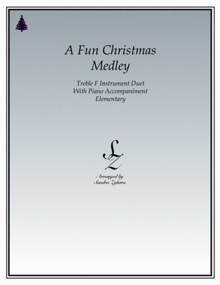 A Fun Christmas Medley (treble F instrument duet)