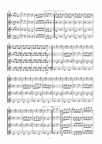 Galop Infernal (Can-Can) arr. three oboes and english horn image number null