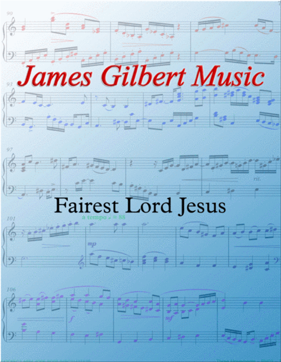 Fairest Lord Jesus Small Ensemble scores gallery preview page 1