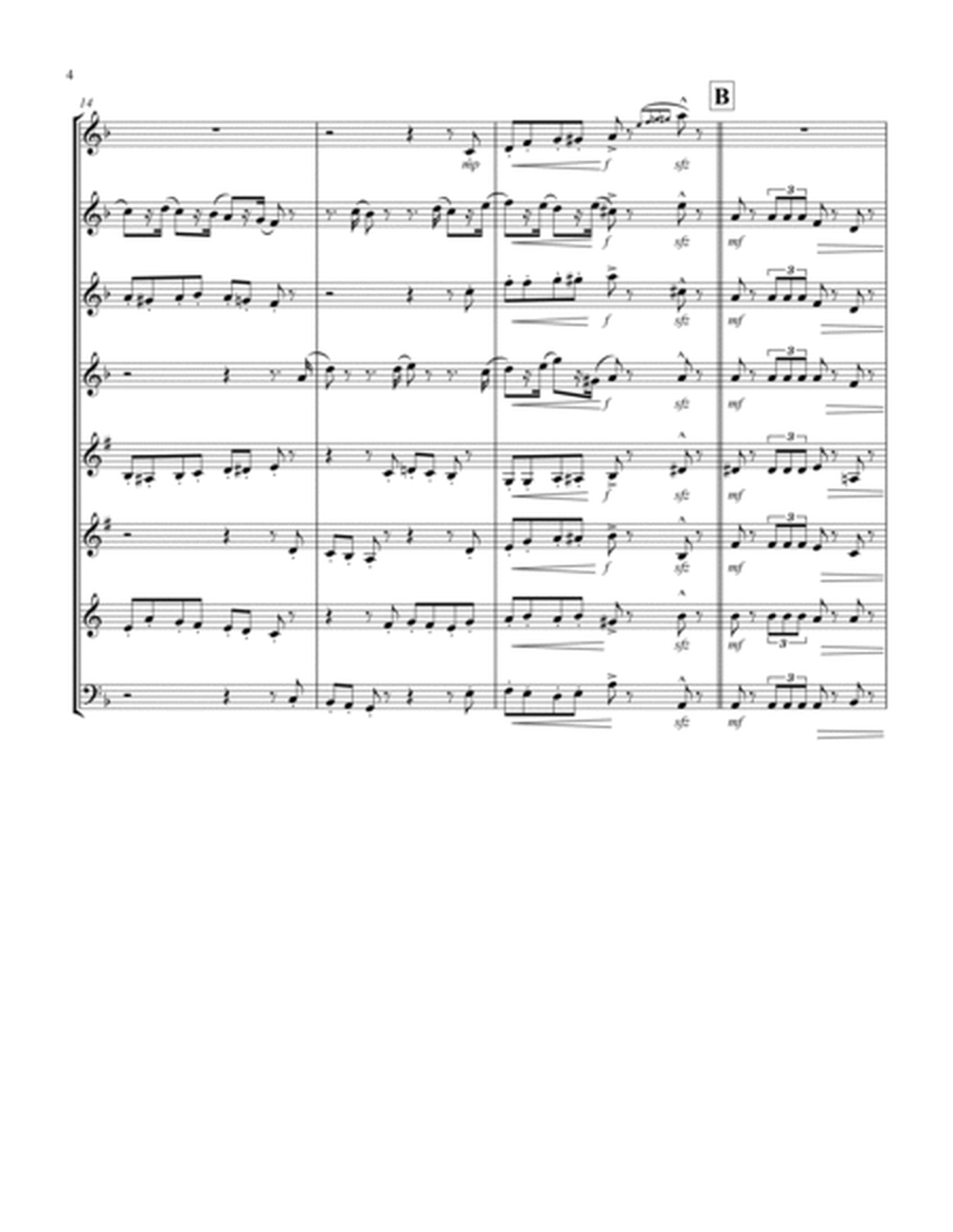March (from "The Nutcracker Suite") (F) (Woodwind Octet - 3 Flutes, 1 Oboe, 2 Clar, 1 Hrn, 1 Bassoon