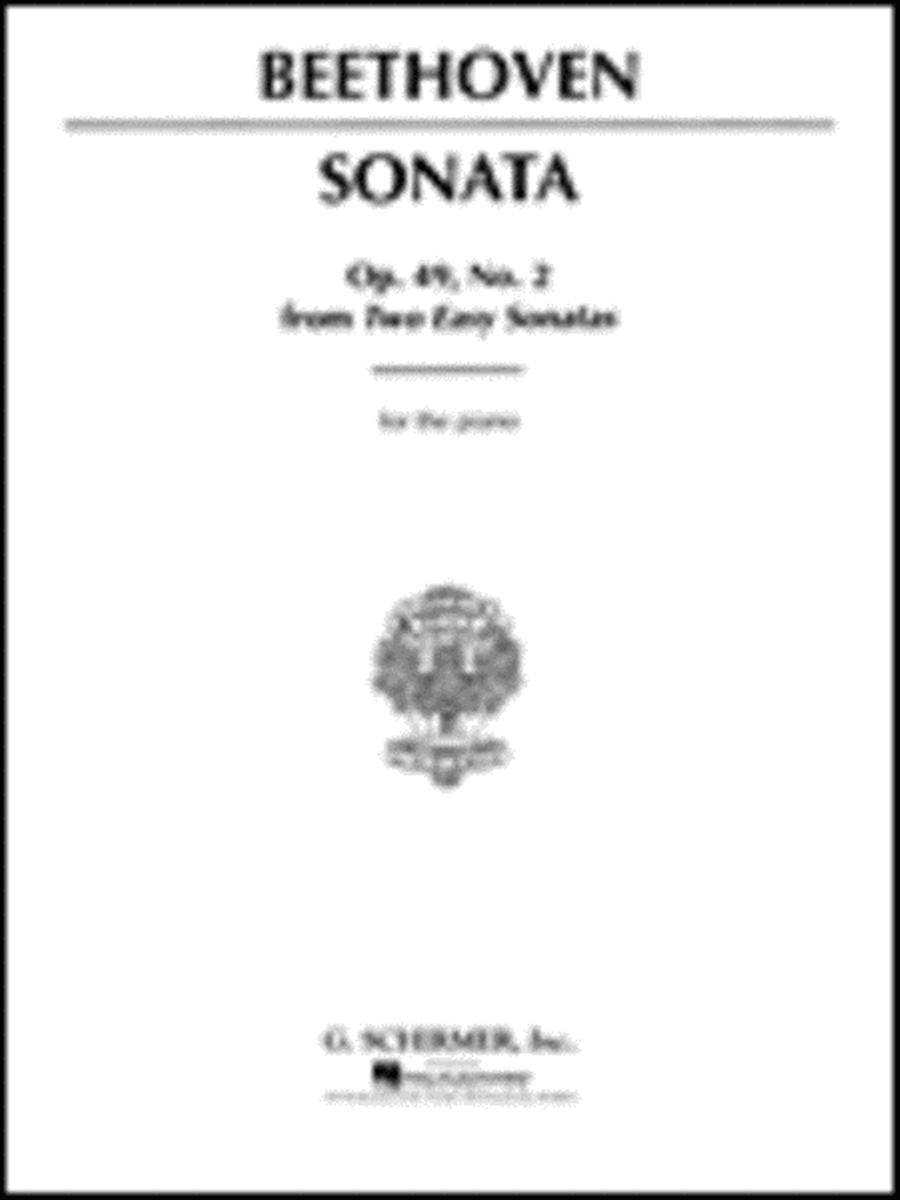 Sonata in G Major, Op. 49, No. 2 Piano Solo scores gallery preview page 1