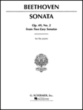 Book cover for Sonata in G Major, Op. 49, No. 2