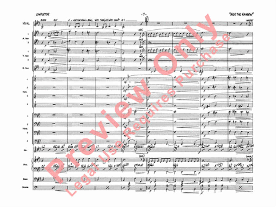 Over the Rainbow Jazz Ensemble scores gallery preview page 9