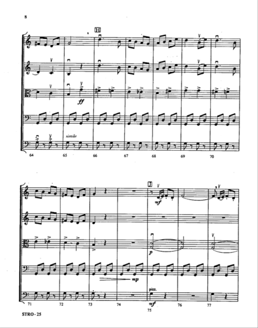 Snow Maiden: Dance of the Tumblers Orchestra scores gallery preview page 7