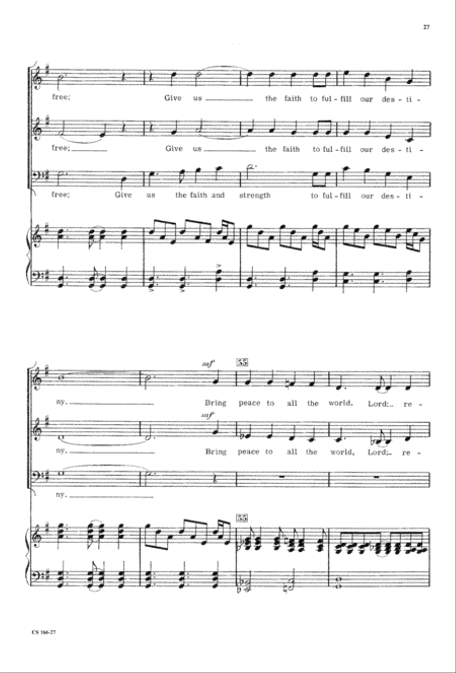 Sacred Anthem Book 3-Part scores gallery preview page 29