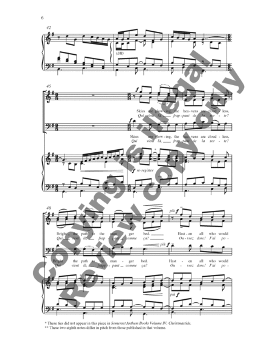 Bring a Torch, Jeannette, Isabella 3-Part scores gallery preview page 15
