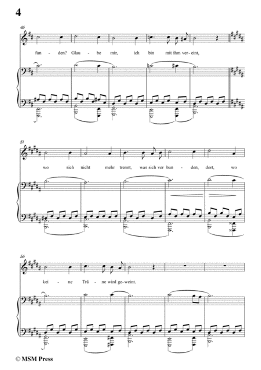 Schubert-Thekla: Eine Geisterstimme(Thekla: A Spirit Voice),D.595,in b minor,for Voice&Piano Voice scores gallery preview page 6